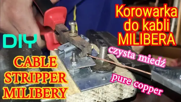 Jak zrobić maszynkę do obierania kabli i zaoszczędzić czas i pieniądze