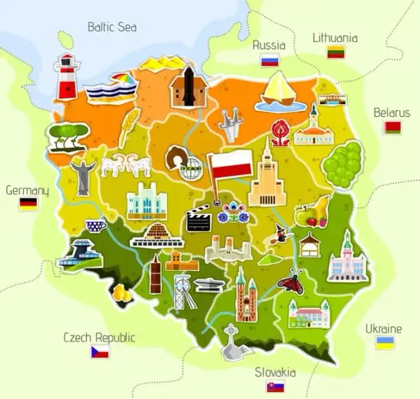 Gdzie leży Polska? Odkryj jej położenie i sąsiednie kraje