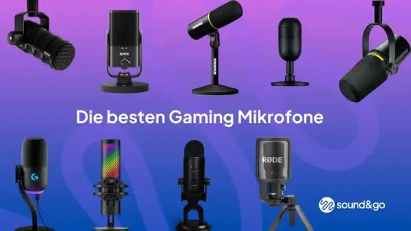 Verschiedene PC-Mikrofone für den Gaming-Einsatz, ideal für einen pc mikrofon test.