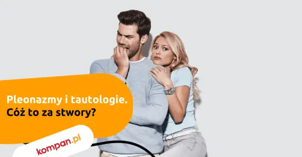 Para, przerażona tym, co usłyszała. Czy to fakt autentyczny błąd językowy?