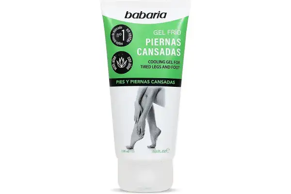 Gel frío Babaria para piernas cansadas, alivia y refresca. Ideal para pies y piernas fatigados.
