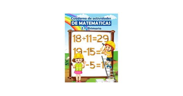 Niños resuelven problemas de repaso matematicas 2 primaria en un pizarrón.