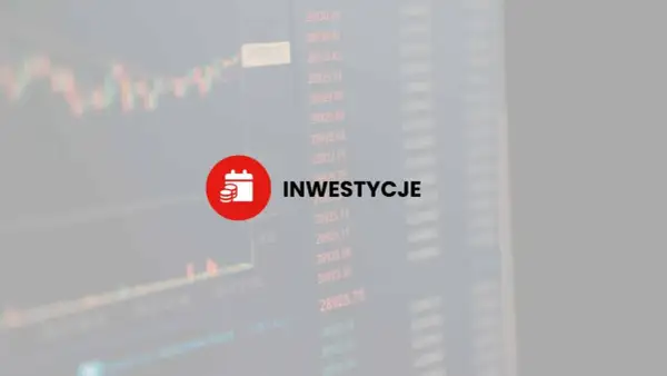 Wykresy giełdowe i tekst "INWESTYCJE" obok ikony kalendarza z monetami. Analiza wartości nominalnej akcji.
