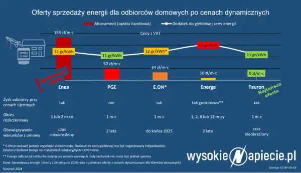 Enea: Ile kosztuje 1 kWh prądu? Rozkład kosztów i taryfy