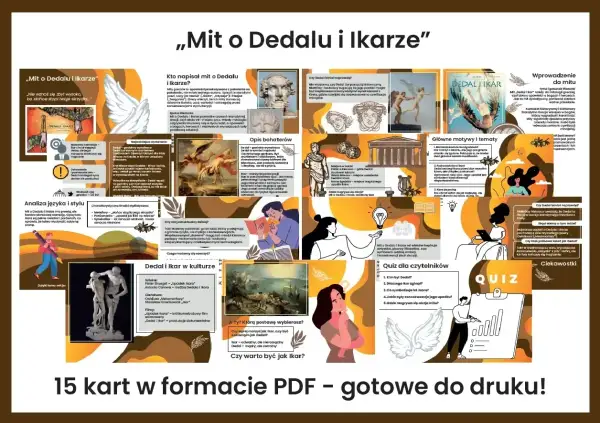 Mit o Dedalu i Ikarze: streszczenie opowieści o marzeniach, buncie i konsekwencjach. Ostrzeżenie przed nadmierną ambicją.