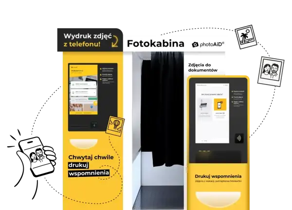 Aplikacja do wywoływania zdjęć z telefonu. Fotokabina PhotoAid umożliwia druk wspomnień, zdjęć do dokumentów i pamiątkowych fotokartek.
