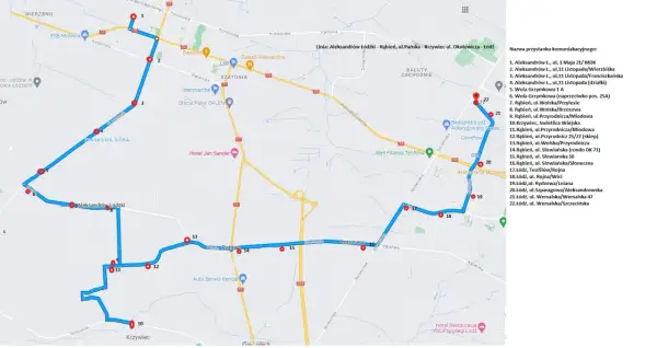 Busy Łódź Fabryczna Dłutów: Rozkład, przewoźnik, jak dojechać?