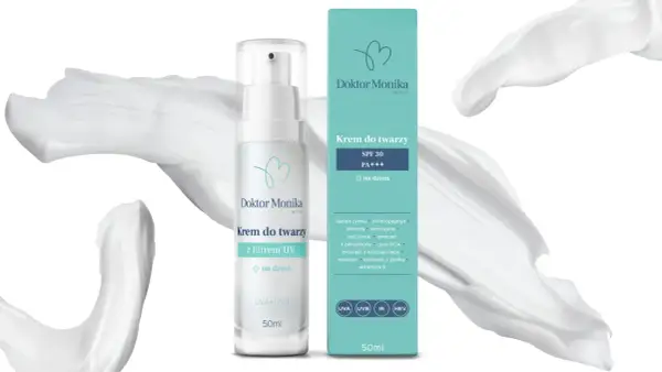 Krem do twarzy z filtrem UV SPF 30 PA++++ Doktor Monika. Czy kremy z filtrem są szkodliwe? Ten produkt chroni przed UVA, UVB, IR i HEV.