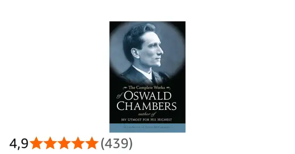Buchcover: "The Complete Works of Oswald Chambers", mit Porträt des Autors.