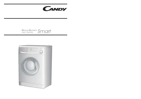 Pralka Candy Smart Activa. Instrukcja obsługi po polsku.
