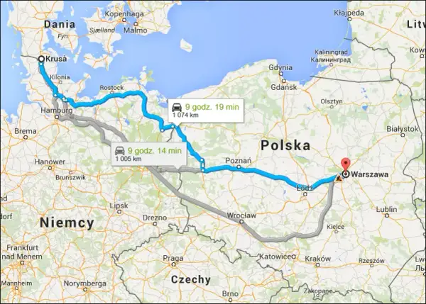 Położenie Danii: mapa, sąsiedzi i jak dojechać z Polski?