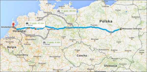 Najlepsza trasa z Holandii do Polski - uniknij korków i stresu