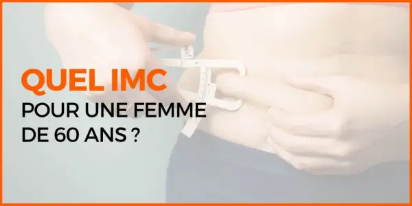 Mesure du pli cutané pour évaluer l'IMC d'une femme de 60 ans.