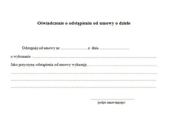 Odstąpienie od umowy, która nie weszła w życie - co musisz wiedzieć?