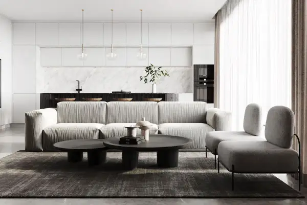 Luxuriöses Wohnzimmer modern gestalten: Ideen für eleganten Stil