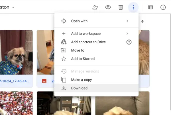 Google Photos menu shows options like "Add shortcut to Drive," highlighting the integration between Google Photos vs Google Drive for managing your files.