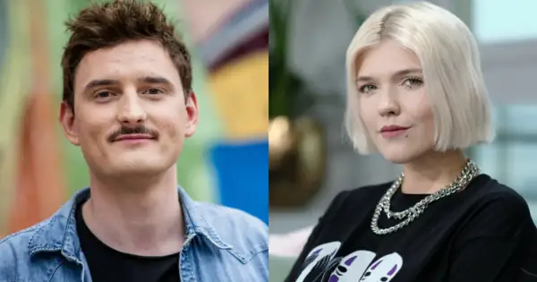 Daria Zawiałow i Dawid Podsiadło, dwójka artystów, którzy razem tworzą muzykę.