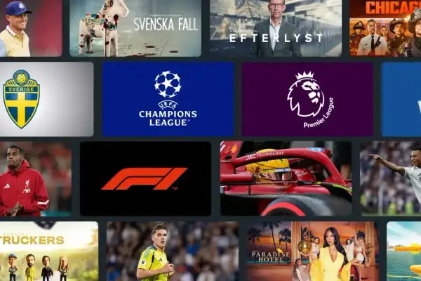 Viaplay film och serier: Champions League, Premier League, F1, Svenska Fall, Efterlyst, Chicago Fire och mer.