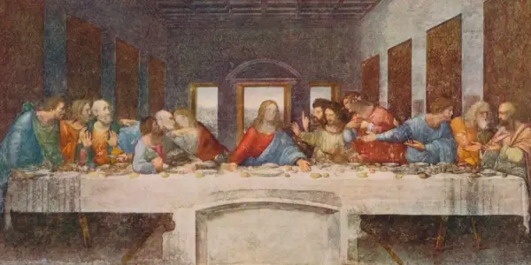 The Last Supper, a masterpiece by renaissance artists, depicts Jesus and his disciples at their final meal.