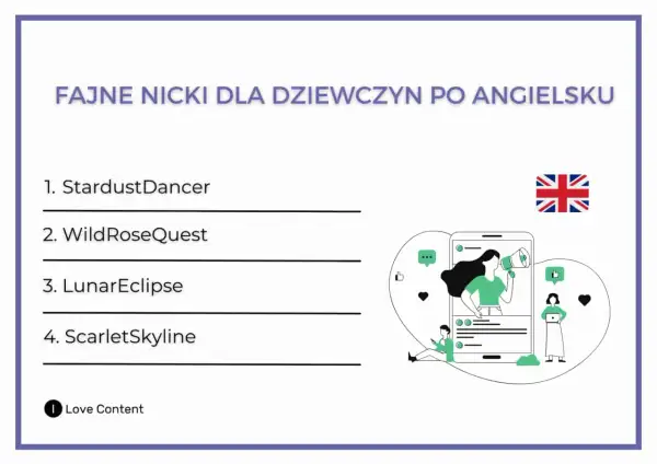 Najlepsze pomysły na nick dla dziewczyny na Messengerze, które zaskoczą