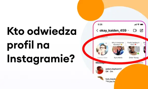 Czy na Instagramie widać kto odwiedza profil? Na ekranie telefonu widzimy listę osób, które mogą być zainteresowane Twoim profilem, w tym Kyra Marie i Drew Young.