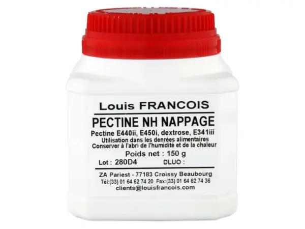 Pot de pectine NH Louis François, 150g. Idéal pour le dosage de pectine nh confiture.