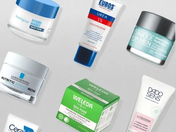 Hautpflegeprodukte wie Neutrogena, Clinique und Weleda, viele davon kosmetik ohne duftstoffe und konservierungsmittel, für empfindliche Haut.