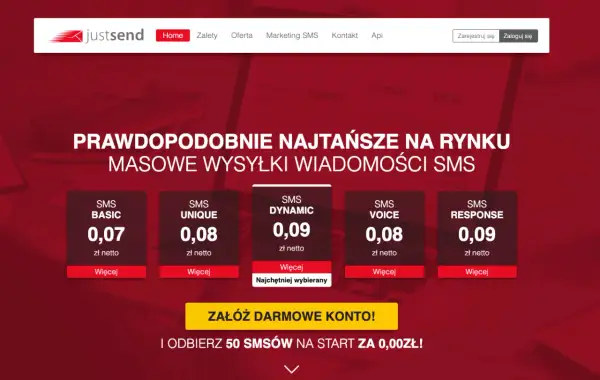 Chcesz wiedzieć, jak wysłać SMS z internetu? Strona justsend oferuje masowe wysyłki SMS w atrakcyjnych cenach. Załóż darmowe konto i odbierz 50 SMSów na start!