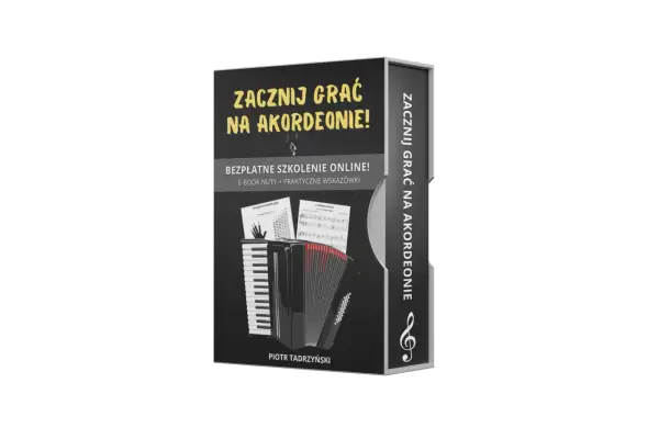 Zacznij grać na akordeonie! Kurs online z e-bookiem, nutami i wskazówkami. Naucz się grać na akordeonie guzikowym.