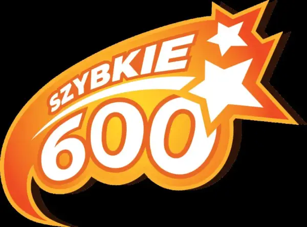 Logo "Szybkie 600" z gwiazdkami. Dowiedz się, ile wynosi okres reklamacyjny w keno i szybkie 600.