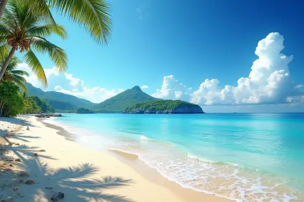 Idealna pogoda na Filipinach w styczniu: piaszczysta plaża, turkusowa woda i palmy. Rajskie wakacje czekają!