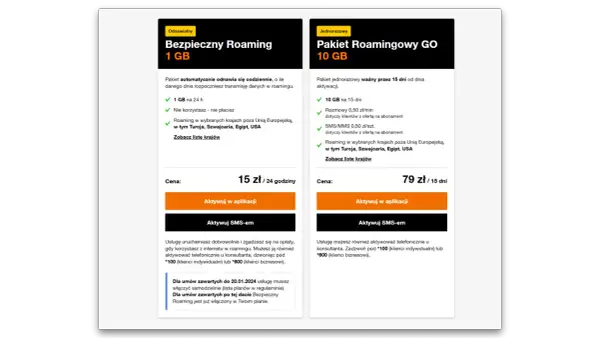 Pakiet roamingowy GO 10 GB na 15 dni, obejmuje m.in. Turcję. Idealny na wakacje, by mieć pewność łączności.