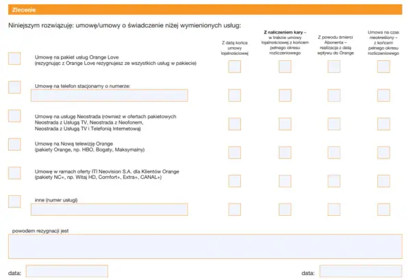 Czy można odstąpić od umowy zawartej w salonie Orange? Sprawdź, co musisz wiedzieć