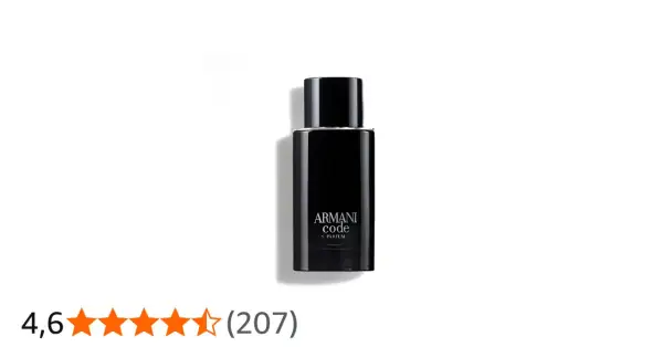 Elegancki, czarny flakon perfum Armani Code Parfum 100ml, symbol męskiej elegancji.