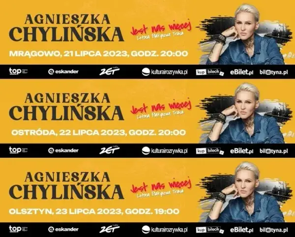 Ile trwa koncert Agnieszki Chylińskiej? Dokładny czas + porady