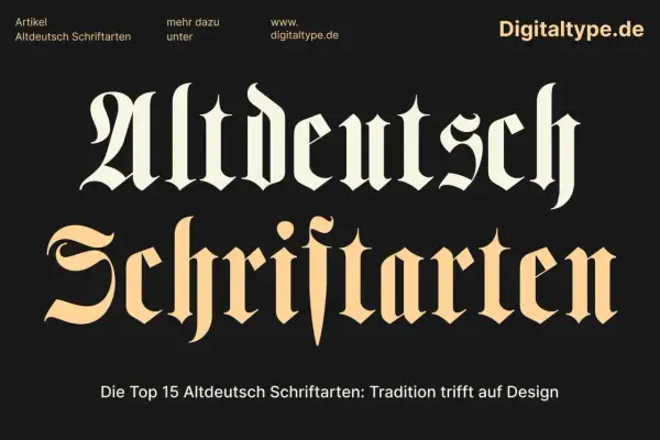 Zwei Zeilen mit altdeutscher Schrift, die "Altdeutsch Schriftarten" darstellen. Perfekt für ein Tattoo, das Tradition und Design vereint.