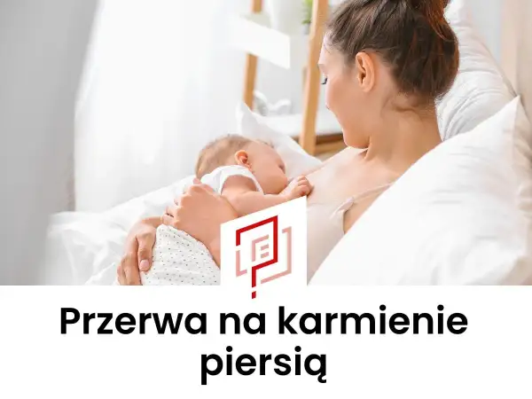Mama karmi piersią swoje dziecko. To piękny moment bliskości i troski.