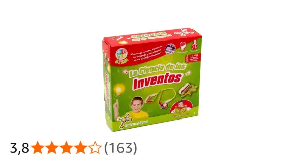 Caja de inventos para niños de 6 a 8 años. ¡Construye circuitos eléctricos y conviértete en un científico inventor!