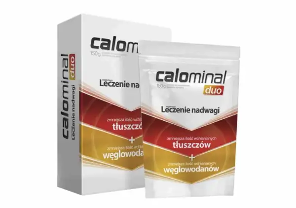 Calominal Duo - wsparcie w leczeniu nadwagi. Czy ktoś schudł dzięki niemu? Produkt zmniejsza wchłanianie tłuszczów i węglowodanów.