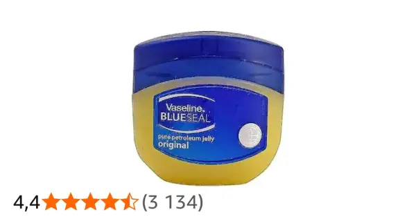 Słoiczek Vaseline BlueSeal. To jest właśnie petrolatum, czyli wazelina, idealna do pielęgnacji.