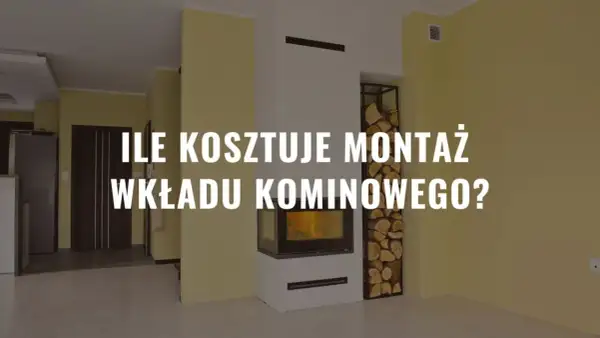 Nowoczesny kominek z miejscem na drewno. Ile kosztuje montaż kominka?