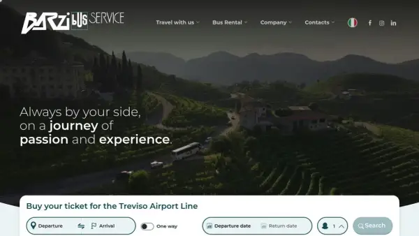 Jak dojechać z lotniska Treviso do Wenecji? Strona Barzi Bus Service oferuje bilety na linię lotniskową Treviso.