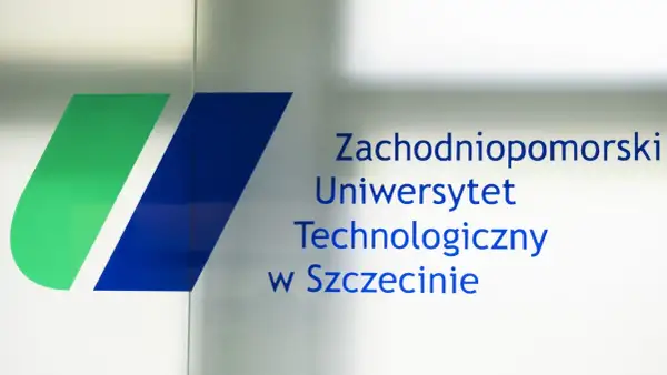 Logo Zachodniopomorskiego Uniwersytetu Technologicznego w Szczecinie.