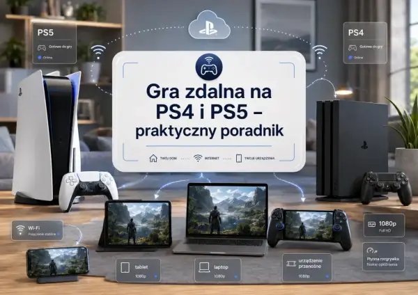 Czy gry z PS4 działają na PS5? Poradnik pokazuje, jak grać zdalnie na PS4 i PS5 na różnych urządzeniach.