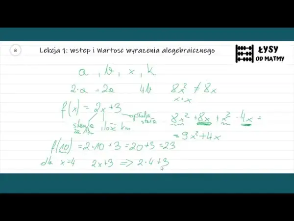 Wyrażenia algebraiczne: Zrozum fundamenty algebry i unikaj błędów