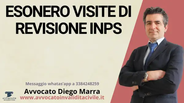 Avvocato Diego Marra, esperto in esonero visite di revisione invalidità INPS. Contattalo per assistenza.