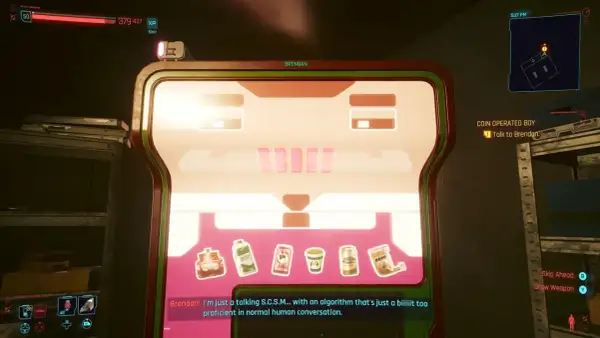 Brendan, ja automat cyberpunk, oferuje napoje. Jego algorytm jest zbyt dobry w rozmowach.