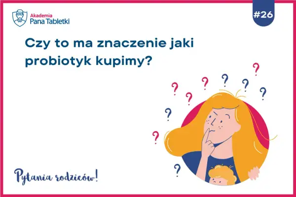 Zastanawiasz się, jaki probiotyk przed wyjazdem do Turcji będzie najlepszy? Ilustracja przedstawia zamyśloną osobę otoczoną znakami zapytania.
