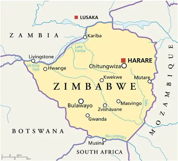 Gdzie leży Zimbabwe? Odkryj jego położenie i sąsiadujące kraje