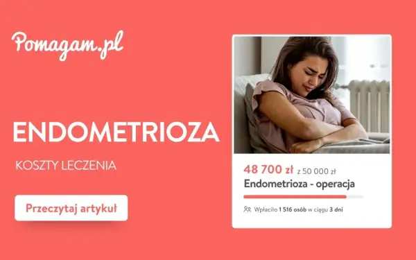 Kobieta cierpiąca na endometriozę. Zbiórka na operację, koszt leczenia 48 700 zł. Dowiedz się więcej o endometriozie i jej cenie.